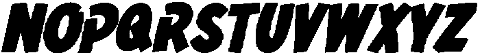 Faturay Italic otf (400) Font UPPERCASE