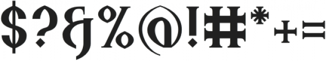 Faustian-Bold otf (700) Font OTHER CHARS
