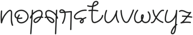 Fauzia Regular otf (400) Font LOWERCASE