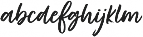 Fave Casual Script Bold otf (700) Font LOWERCASE