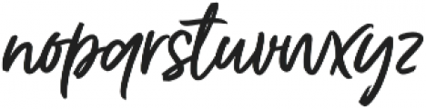 Fave Casual Script otf (400) Font LOWERCASE