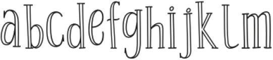 Favio line otf (400) Font LOWERCASE