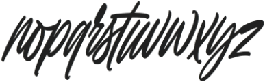 Favorable Whispering Midnight Regular otf (400) Font LOWERCASE