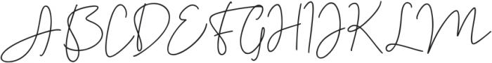 Fayette Signature otf (400) Font UPPERCASE