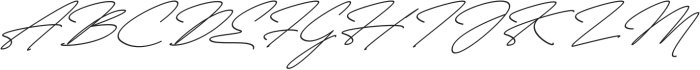 Fayetteville Signature Italic otf (400) Font UPPERCASE