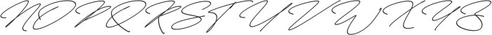 Fayetteville Signature Italic otf (400) Font UPPERCASE
