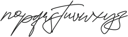 Fayetteville Signature Regular otf (400) Font LOWERCASE
