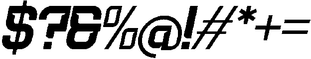 Faytorn Italic otf (400) Font OTHER CHARS
