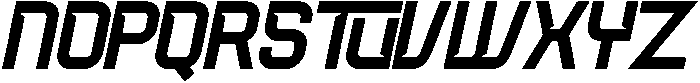 Faytorn Italic otf (400) Font UPPERCASE