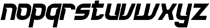 Faytorn Italic otf (400) Font LOWERCASE