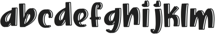 Fazana Bold Bold otf (700) Font LOWERCASE