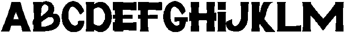Fazydream Regular otf (400) Font UPPERCASE