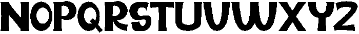 Fazydream Regular otf (400) Font UPPERCASE
