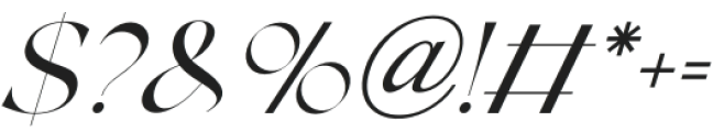 famely Italic otf (400) Font OTHER CHARS