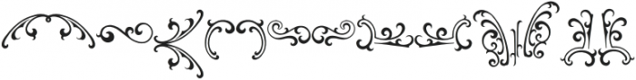 famousflames-ornament otf (400) Font LOWERCASE