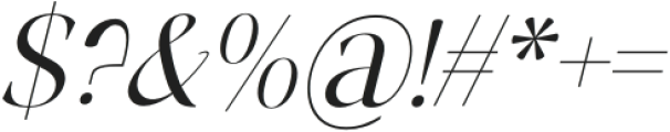 fangira Italic otf (400) Font OTHER CHARS
