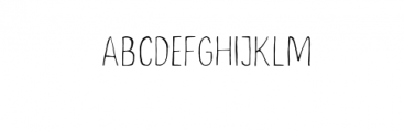 FabeenaRegular.otf Font UPPERCASE