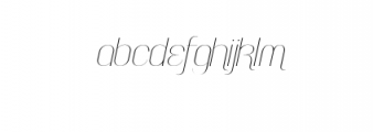 Faddish-Italic.otf Font LOWERCASE