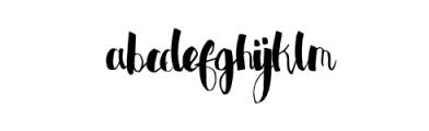 FaerieFire.ttf Font LOWERCASE