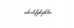 Fanya.ttf Font LOWERCASE