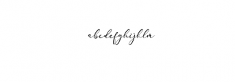 Faradilla - Beautiful Script Font LOWERCASE