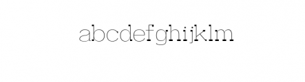 Farhan-Thin.otf Font LOWERCASE