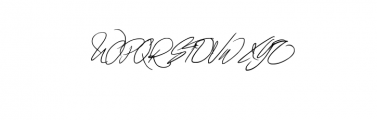 Fascinating Signature.ttf Font UPPERCASE