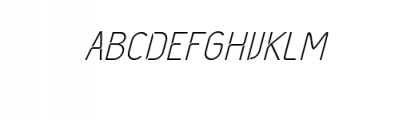 Fashion - Italic.otf Font UPPERCASE