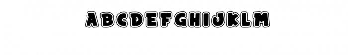 Fat-Milk Filled.otf Font UPPERCASE