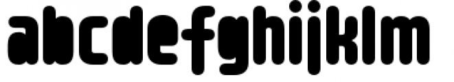 Fab Black Font LOWERCASE