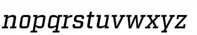 Factoria Medium Italic Font LOWERCASE