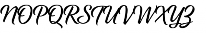 Fancier Script Font UPPERCASE