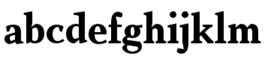 Farrerons Serif Bold Font LOWERCASE