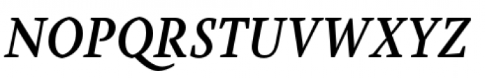 Farrerons Serif Demi Bold Italic Font UPPERCASE