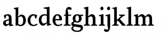 Farrerons Serif Demi Bold Font LOWERCASE