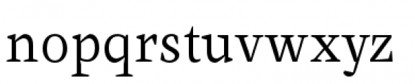 Farrerons Serif Regular Font LOWERCASE
