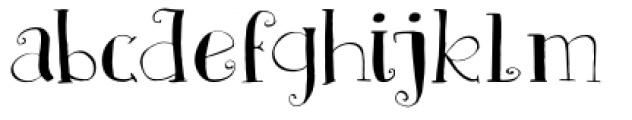 Father Frost Expanded Font LOWERCASE