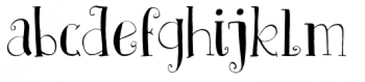 Father Frost Regular Font LOWERCASE