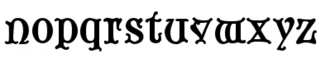 Faust Text Font LOWERCASE