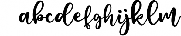 Fabiolla a Cute Handwritten Script Font LOWERCASE