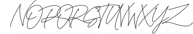 Fadeline Signature Font UPPERCASE