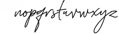 Fadeline Signature Font LOWERCASE