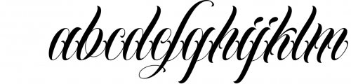 Faikinlan - Tattoo Lettering Font 1 Font LOWERCASE