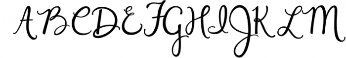 Faithfully - Hand Lettered Script Font Font UPPERCASE