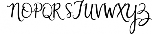 Faithfully - Hand Lettered Script Font Font UPPERCASE