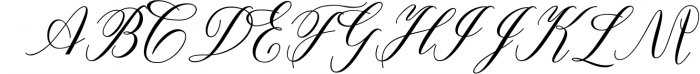 Fanya Script Font UPPERCASE