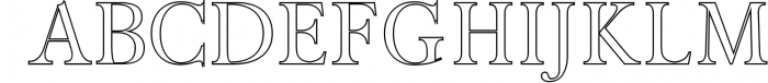 Faraz Modern Serif Font Family 2 Font UPPERCASE