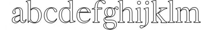 Faraz Modern Serif Font Family 2 Font LOWERCASE