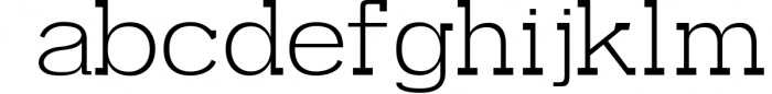 Farhan Slab Serif 5 Font Pack 1 Font LOWERCASE