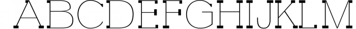 Farhan Slab Serif 5 Font Pack 2 Font UPPERCASE